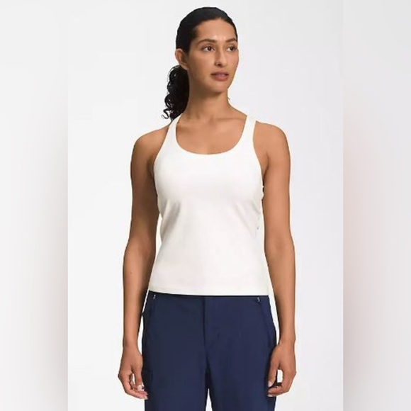 THE NORTH FACE Dune Sky Performance Tank Moisture Wicking Off White NWOT Medium - Picture 3 of 12
